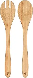 [Maxwell & Williams] Evergreen Bamboo Salad Server, Size 33 cm (Set of 2)