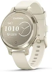 Garmin Lily 2 Active, GPS smartwatch, Lunar Gold with Bone Silicone Band