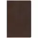 Holy Bible: King James Version, Brown, Genuine Leather, Super Giant Print, Reference