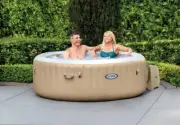 Intex Inflatable Spa PureSpa 4 Person Heated Bubble Massage Spa 28426 New 2025