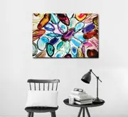 Gem Stone Stretched Canvas Print