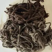 Bundle of Brown Textures! Wool Strips 7/8 Cut Perfect for Rug Hooking Projects!
