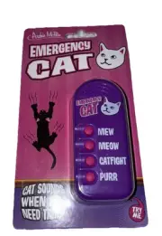 EMERGENCY CAT - Handheld Sound Machine Noise Maker Gag Toy - Archie McPhee