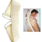 Natural Exfoliating Loofah Back Strap Bath Shower Massager Towel; F5E5 F7N0