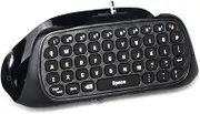 Guomao PS4 Wireless 2.4G Handle Backlit Keyboard PS4 Host Game Bluetooth Game Chat Keyboard Game Around (Color : Black)