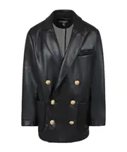 Balmain Kids Double-Breasted Tailored Blazer 12,8Y,14Y,10Y black