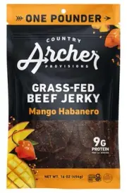Grass-Fed Beef Jerky - Beef Jerky Snack Pack, Beef Jerky Bulk, Individual Bee...