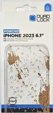 Quad Lock Apple iPhone 15 Wet Weather Poncho 7106526 ***FREE EXPRESS FREIGHT***
