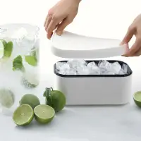 在飛比找momo購物網優惠-【LEKUE】附蓋蜂巢製冰盒 白(冰塊盒 冰塊模 冰模 冰格