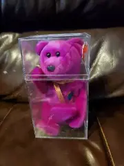 Ty Beanie Baby "MILLENIUM" Bear RARE ERRORS! NEW IN CASE