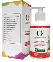 Apple Cider Vinegar, Tea Tree & Rosemary Shampoo | Anti Dandruff Shampoo for Thinning Hair | Vegan, Natural & Cruelty Free| Organic Shampoo