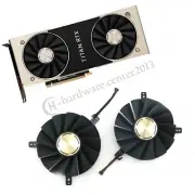 New AVC Graphics Card Fans Replacement for NVIDIA TITAN RTX 24GB Graphics Card