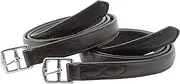 Jeereal Stability Leather English Stirrup Leathers with Strong Nylon Core for Equestrian Riding