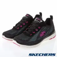 在飛比找蝦皮購物優惠-SKECHERS FLEX APPEAL 3.0 黑粉色訓練