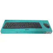 Logitech MK120 USB Keyboard Mouse Combo Spill-Resistant 1000 dpi 920-002565 NEW