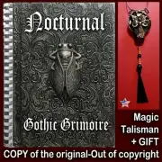 Antique Book Gothic Grimoire Dark Magic Witchcraft Occult Esoteric Manuscript