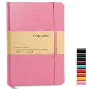 Foroxin Journal Notebook (A5-Lined, Pink Color),192 Pages, Medium 5.7X8.3 Inches