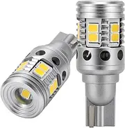 YOSAKY 921 LED Reverse Light Bulb Back Up Lamp Super Bright 912 Automotive Car W16W Pickup Truck 6000K White Can-bus Error Free T15 Plug and Play Replacement T16 DC12V 3200Lumens (Pack of 2)
