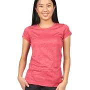 CHASE - Ladies CoolDry Marl Poly Tshirt - Stitching Detail