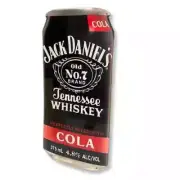 JACK DANIELS & COLA SPIRIT CAN 810 X 380 MM METAL SIGN HEAVY DUTY MANCAVE