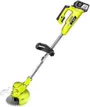 FREEZYMAN Battery Lawn Mower Lithium ion 48v, rotatable and tiltable Motor Head, Adjustable Additional Handle, Including Battery and Charger, Small Household Lawn Mower Rechargeable