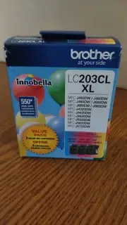 Brother LC203CL XL Ink Cartridge Value Pack exp. 10/2025