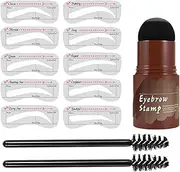 Eyebrow Stencil Kit – Waterproof Brow Shaping Set, 10-Piece Reusable Templates | Quick-Apply, Smudge-Proof Makeup Tool, Ideal for Women and Girls, Home and Travel Use