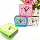 Quartz Alarm Clock Clock No Tick Snooze Silent Small Bedside Clock*