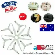 Adjustable Crisscross Bed Fitted Sheet Straps Clips Suspenders Fastener #T