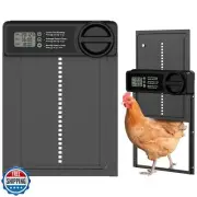 Budsom Automatic Chicken Coop Door, Battery Powered Electric Chicken Coop Doo