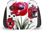 Head Case Designs Officially Licensed Mai Autumn Red Flowers Art Mix Vinyl Sticker Gaming Skin Decal Cover Compatible with Nintendo Switch Joy-Con Controller