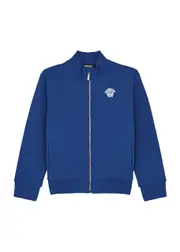Versace Kids Medusa-embroidered Cotton Sweatshirt (4-6 Years) - Blue - 04YR (4 Years) 04YR (4 years)