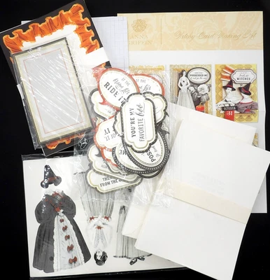 *NEW* Anna Griffin WITCHY HALLOWEEN Cardmaking Kit! Makes 20 cards ***READ PLZ*