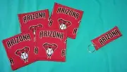 New COASTERS SET of 4 and/or KEYCHAIN key ring ARIZONA DIAMONDBACKS Baseball