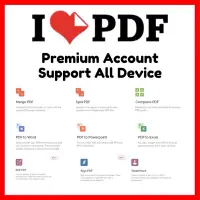 在飛比找蝦皮購物優惠-解鎖全功能：iLovePDF 會員 跨設備PDF轉Word 