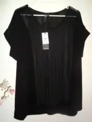 "TS" Black How Charming Tunic. Size 18, BNWT $119.95