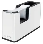 Leitz Wow Tape Dispenser White/Black 53641095