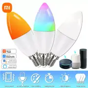 E14 Smart Wifi Led Light Bulb 5/7/9W RGBCW Led Lamp Works With Alexa Amazon Home