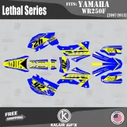 Graphics Kit for YAMAHA WR250F WR 250F (2007-2013) Lethal - YELLOW