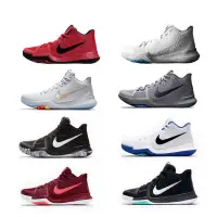 在飛比找旋轉拍賣優惠-新款戰靴NIKE AIR ZOOM KYRIE 3避震氣墊最