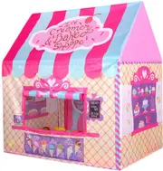 Princess Castle Play Tent for Kids - Large Indoor/Outdoor Pop Up Toy with Tunnel and Carry Bag (Pink)