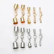 10set Lobster Clasps Hook Metal Leather Cord Clasp 3/4/6/8/10mm End Connectors