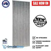 Bamboo Door Curtain Insect Repellent Screen Decorative Home Patio Partition 90cm