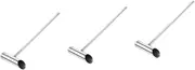 Cabilock 3pcs Replacement Sugar Scooper Sturdy Stainless Steel Spoon for Kitchen