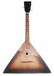 New Classic Balalaika Prima 3 Strings Handmade Folk Musical Instrument Ukraine