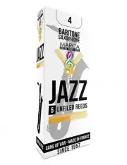 1 box of Baritone saxophone Marca Jazz reeds 4