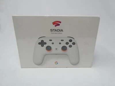 Google Stadia Premiere Edition White Controller + Chromecast Ultra NEW SEALED