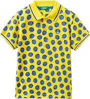 [United Colors of Benetton] Boys Polo Shirt, Multicoloured, 104 cm