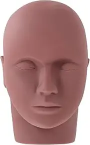 Mannequin Head Model Versatile Practice Training Washable Reusable Portable for Makeup Massage