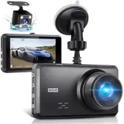 1269P HD Front and Rear Camera Video Recorder Dual Lens Car DVR Dash Cam Video